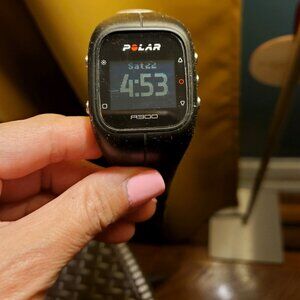 POLAR A300 FITNESS & ACTIVITY TRACKER WATCH HR BUNDLE | BLACK